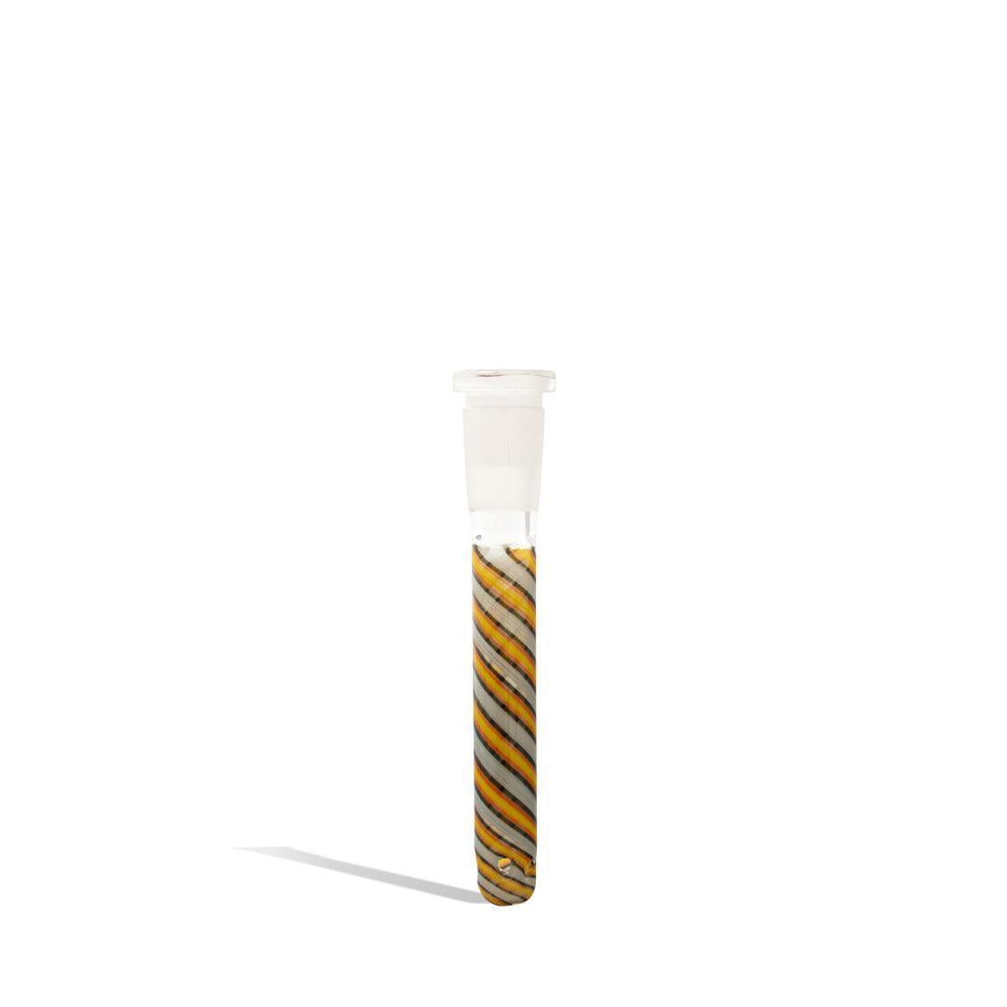3.5 inch 14mm Downstem with Chromatic Swirl Design