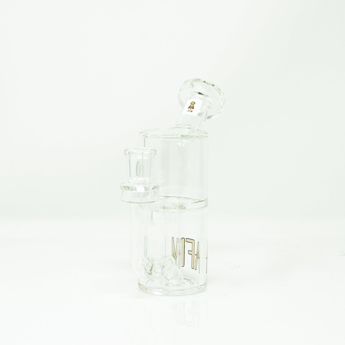 5.5" AFM Power Can Color Glass Recycler Mini Dab Rig