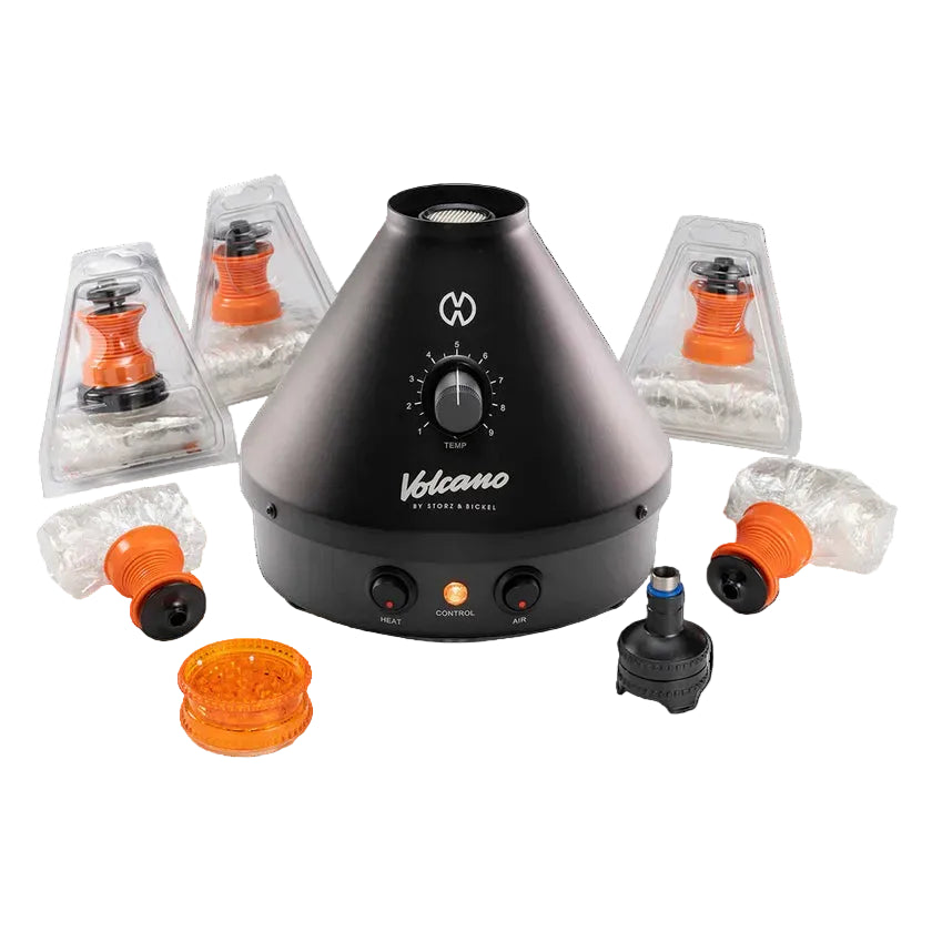 Storz & Bickel Volcano Classic Vaporizer – Onyx Black, Silver & Black
