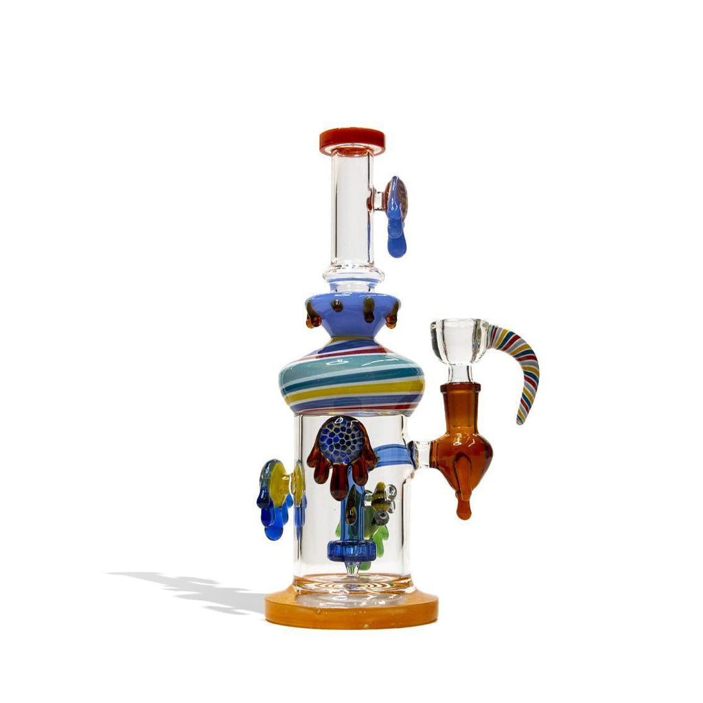 10 inch Dab Rig with Multi Designed Pearls