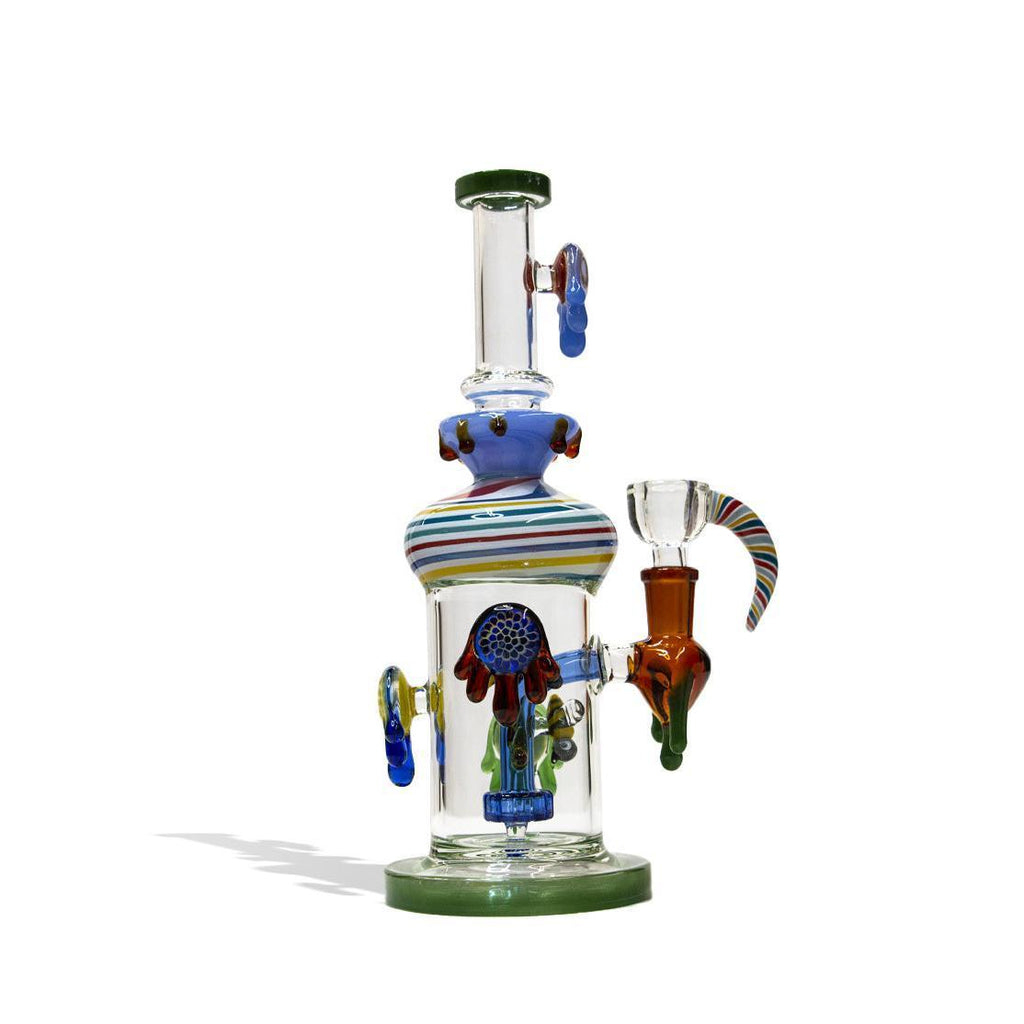 10 inch Dab Rig with Multi Designed Pearls