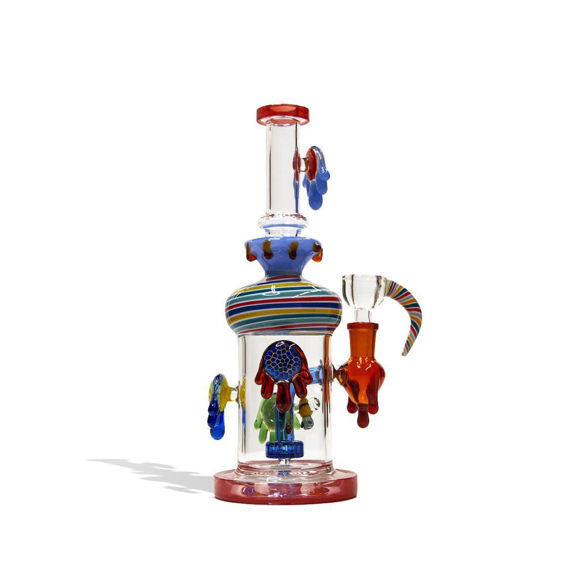 10 inch Dab Rig with Multi Designed Pearls