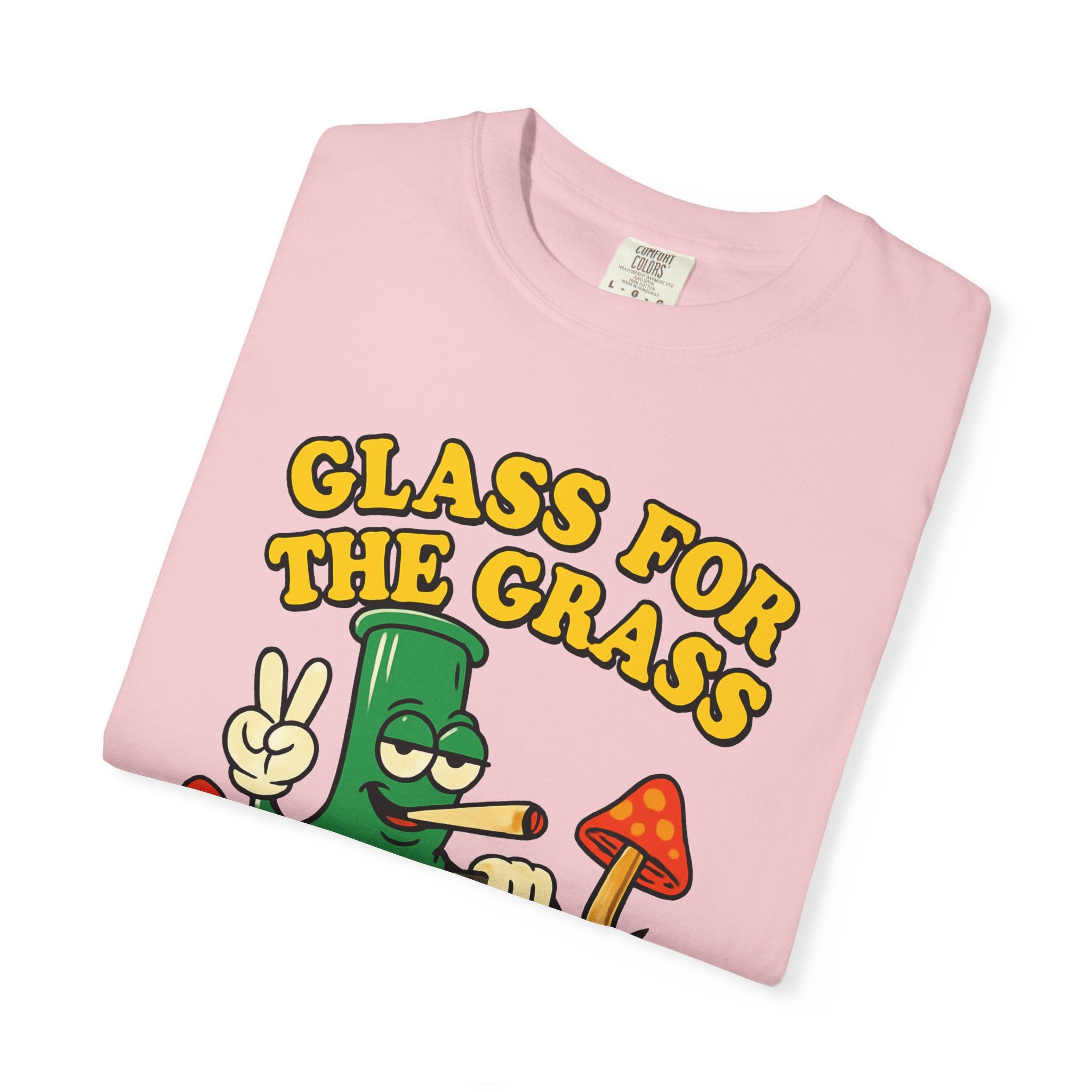 Grassy Mowing Lawn Unisex Garment-Dyed T-shirt