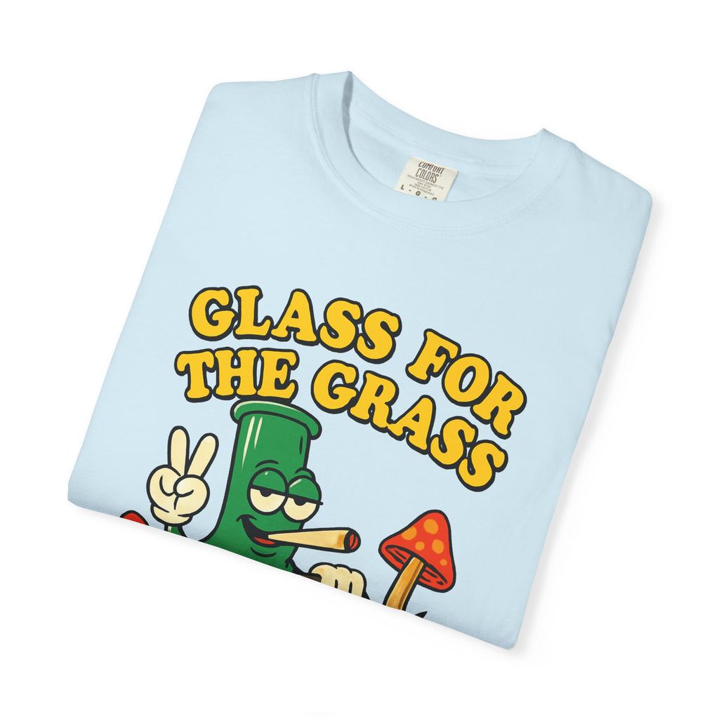 Grassy Mowing Lawn Unisex Garment-Dyed T-shirt
