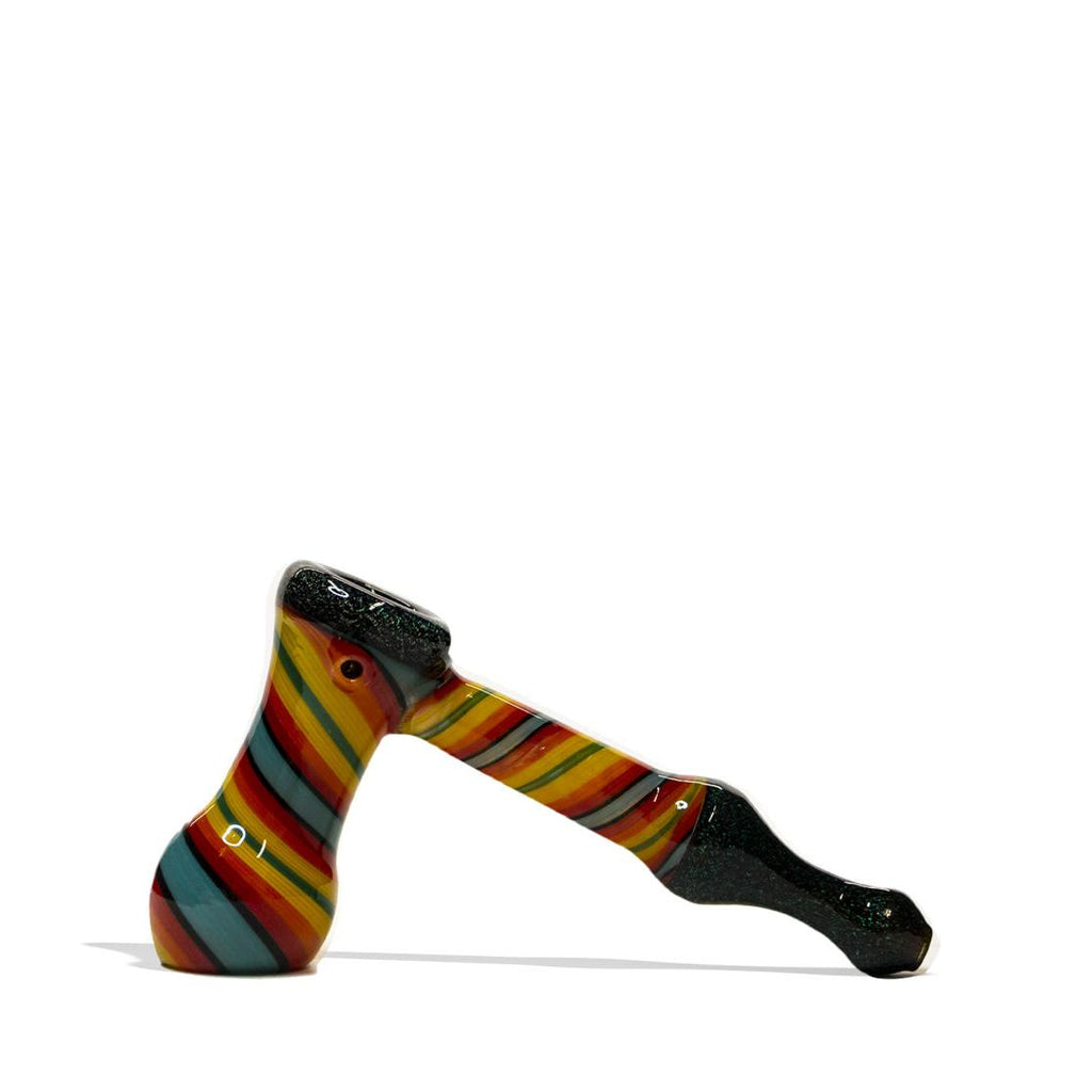 5 inch Premium Bubbler with Dicro Color and Stripe Design