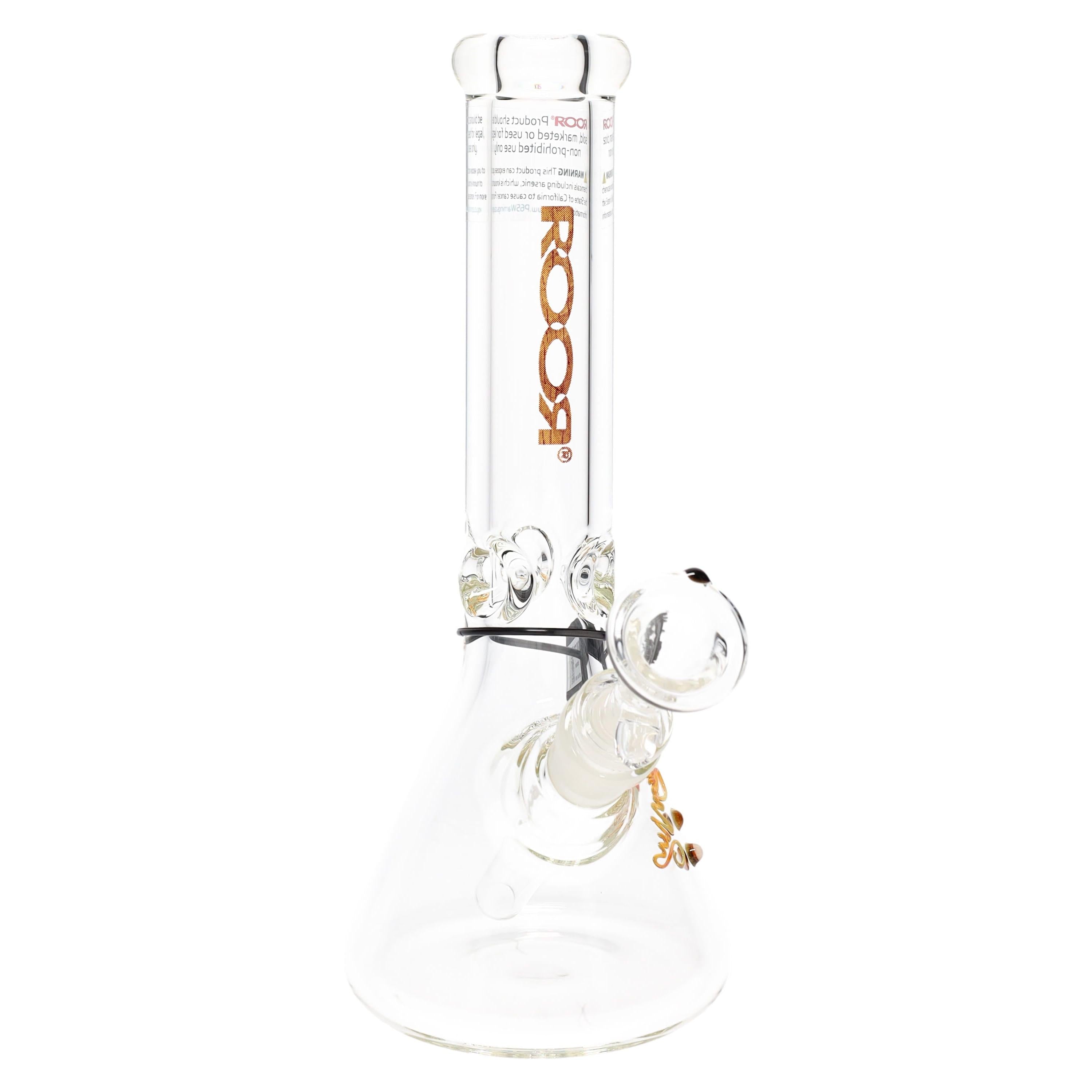 ROOR 10" Beaker Bong – Ultra-Thick 7 mm Glass, Glass-on-Glass