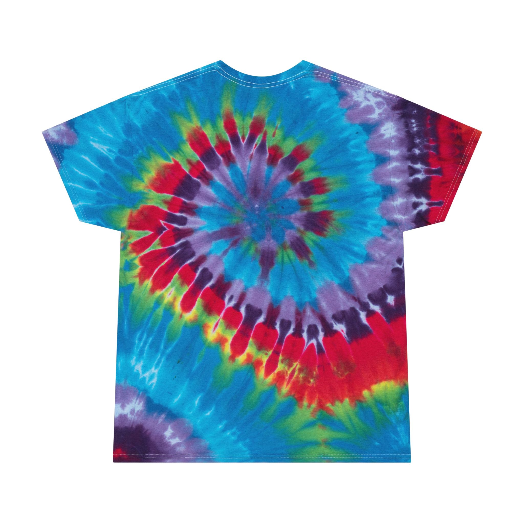 Tie-Dye Spiral Tee — "Glass for the Grass" Graphic T-Shirt