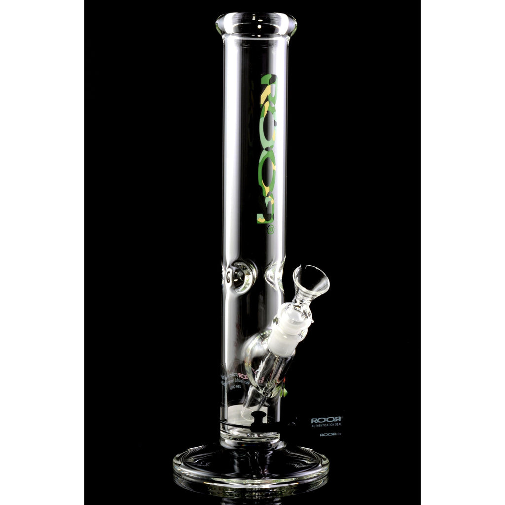 ROOR 14″ 50 mm Straight Tube Bong – Ice Pinch – 5 mm Thick