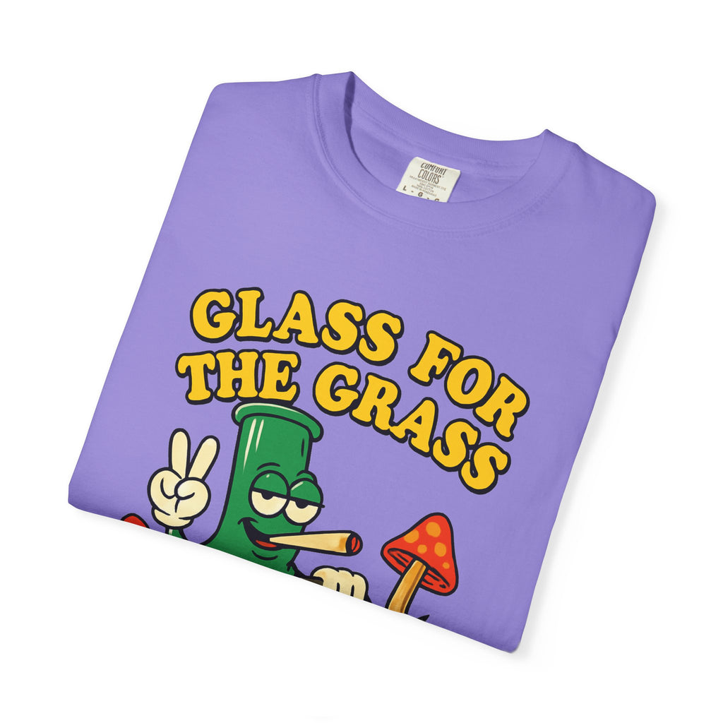 Grassy Mowing Lawn Unisex Garment-Dyed T-shirt