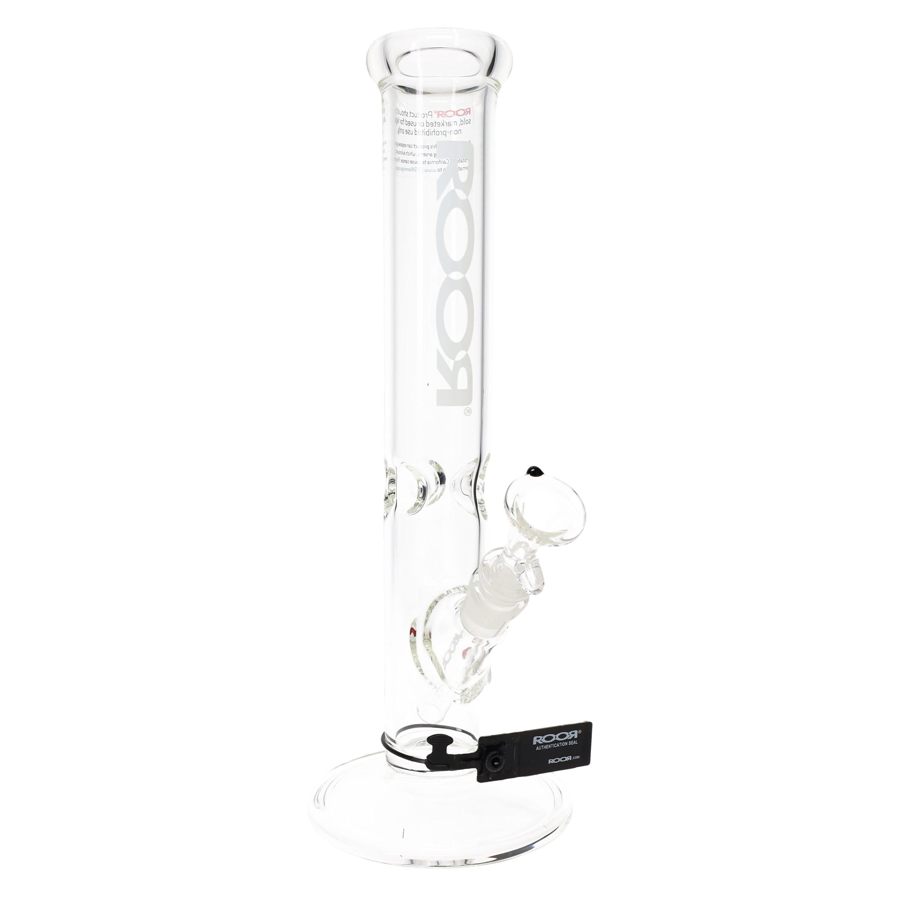 ROOR 14″ 50 mm Straight Tube Bong – Ice Pinch – 5 mm Thick