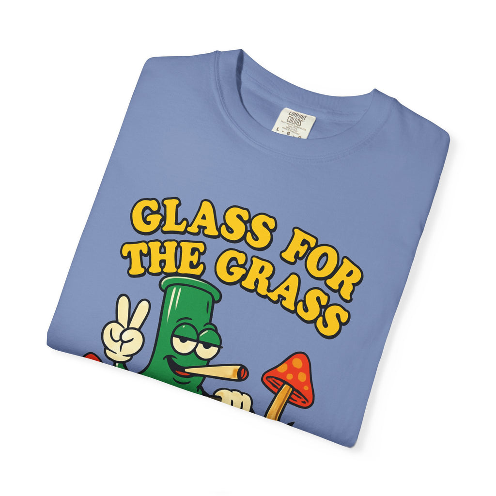 Grassy Mowing Lawn Unisex Garment-Dyed T-shirt