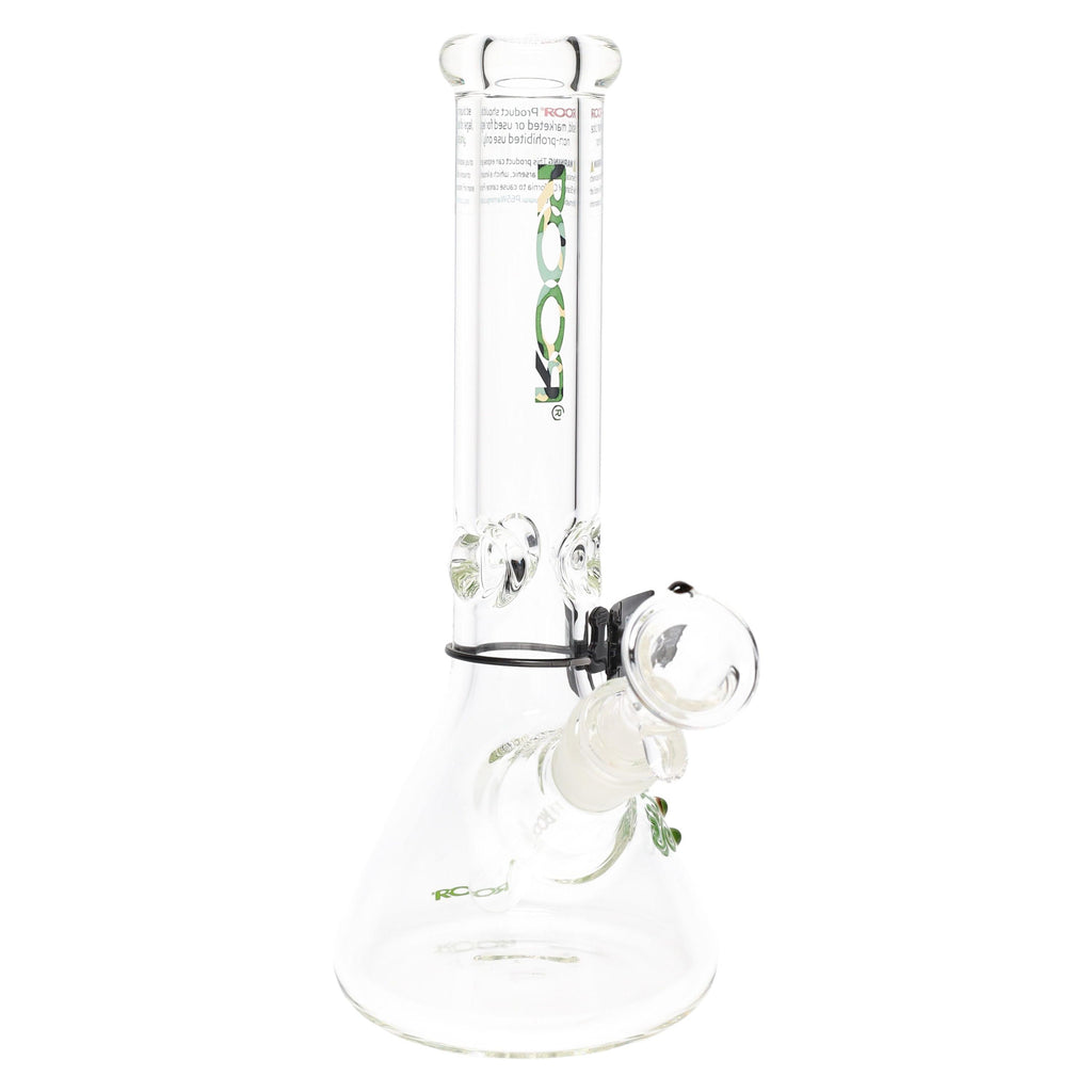 ROOR 10" Beaker Bong – Ultra-Thick 7 mm Glass, Glass-on-Glass