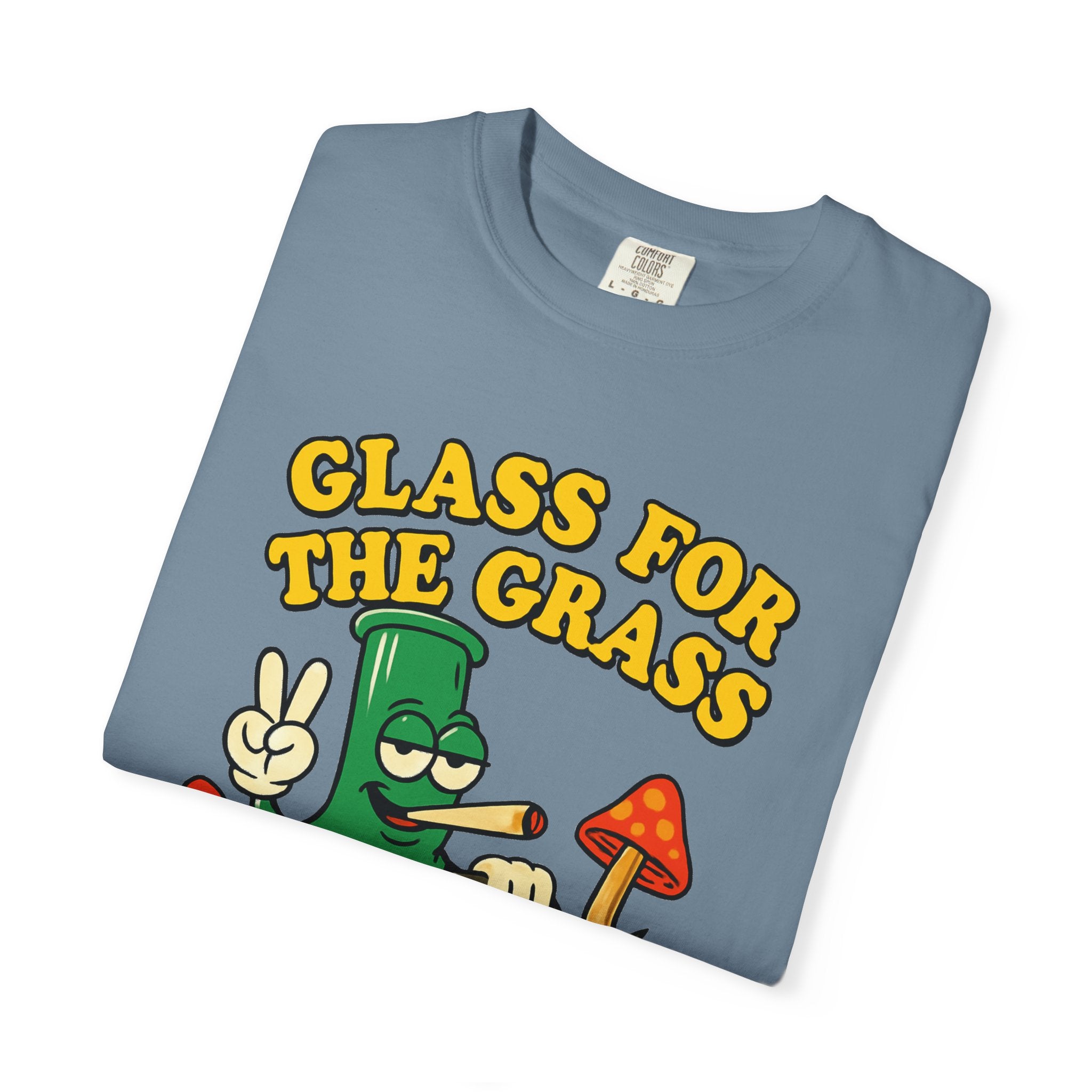Grassy Mowing Lawn Unisex Garment-Dyed T-shirt