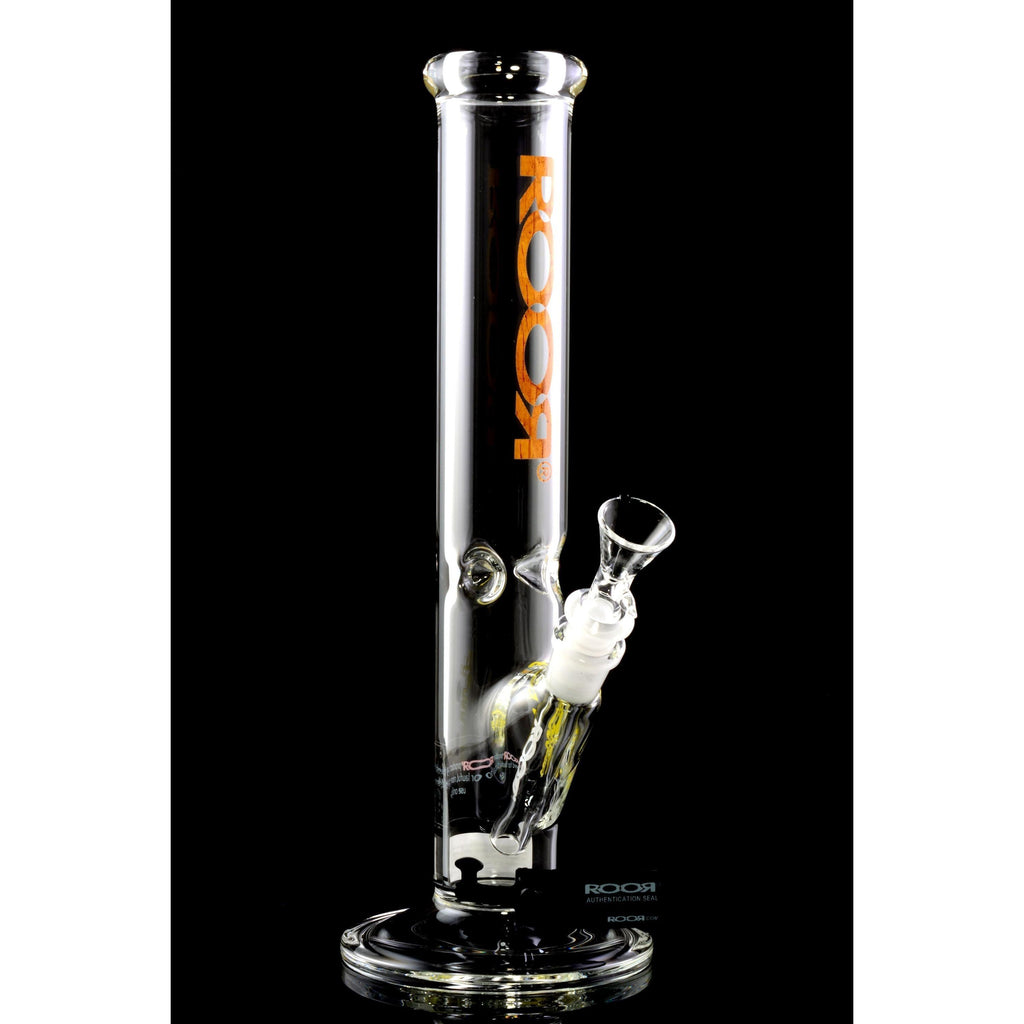 ROOR 14″ 50 mm Straight Tube Bong – Ice Pinch – 5 mm Thick
