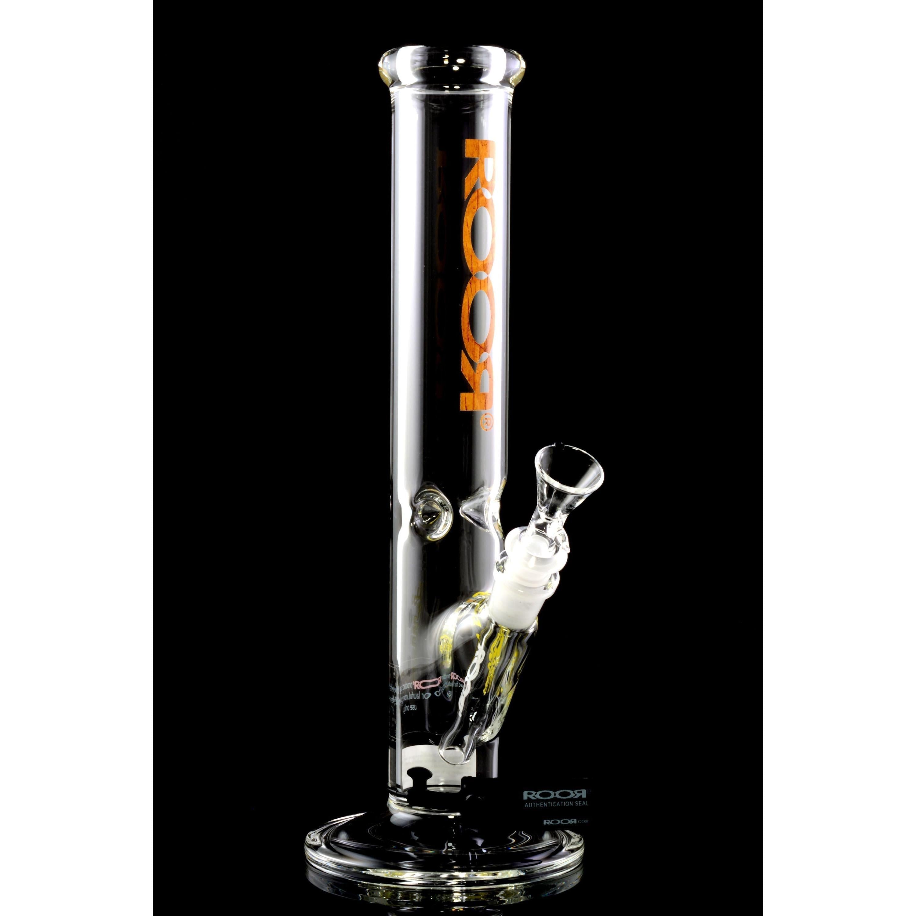 ROOR 14″ 50 mm Straight Tube Bong – Ice Pinch – 5 mm Thick