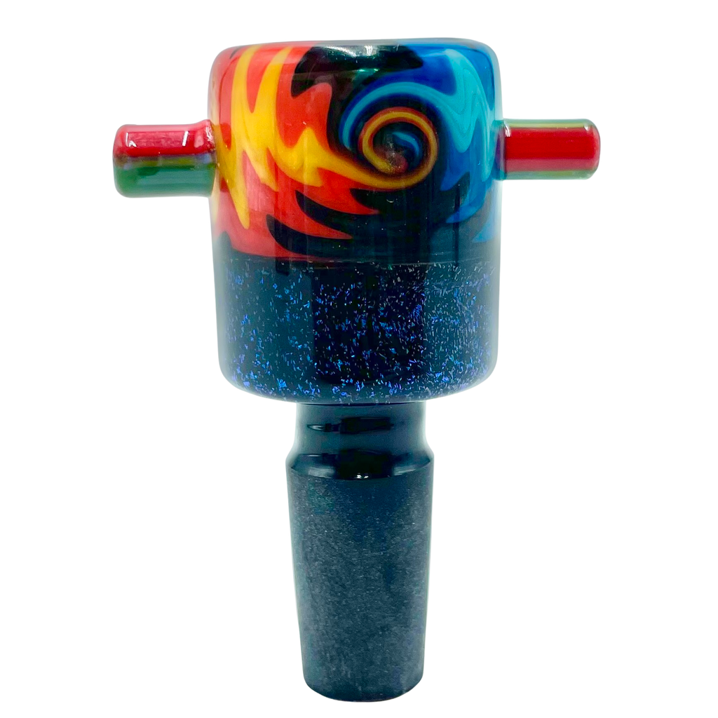 Lucky Goat Galaxy Glass Bowl