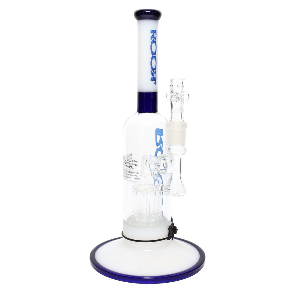 RooR Tech 12″ Multicolor Stemless Bubbler – Ten-Arm Tree Perc – 18.8 mm