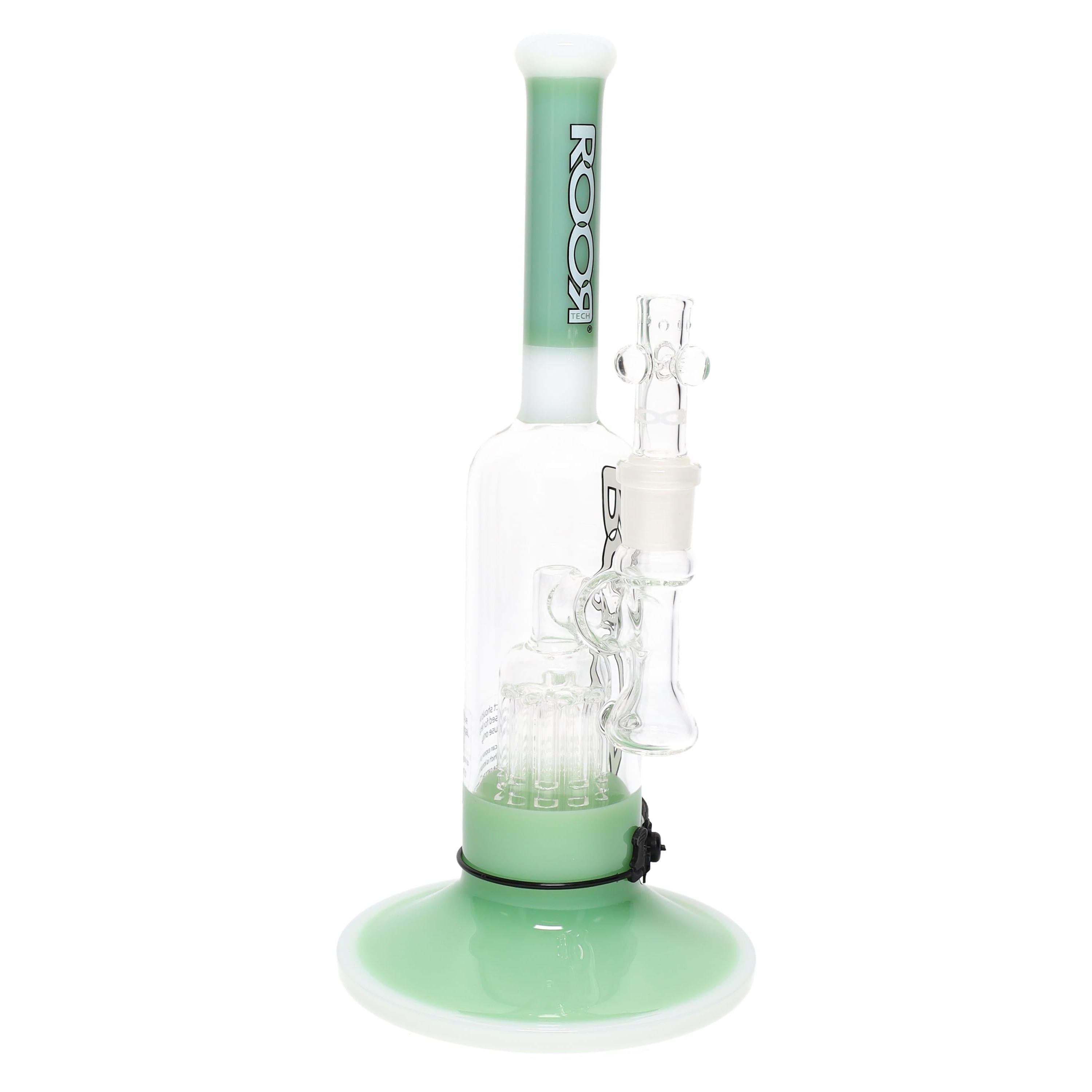 RooR Tech 12″ Multicolor Stemless Bubbler – Ten-Arm Tree Perc – 18.8 mm