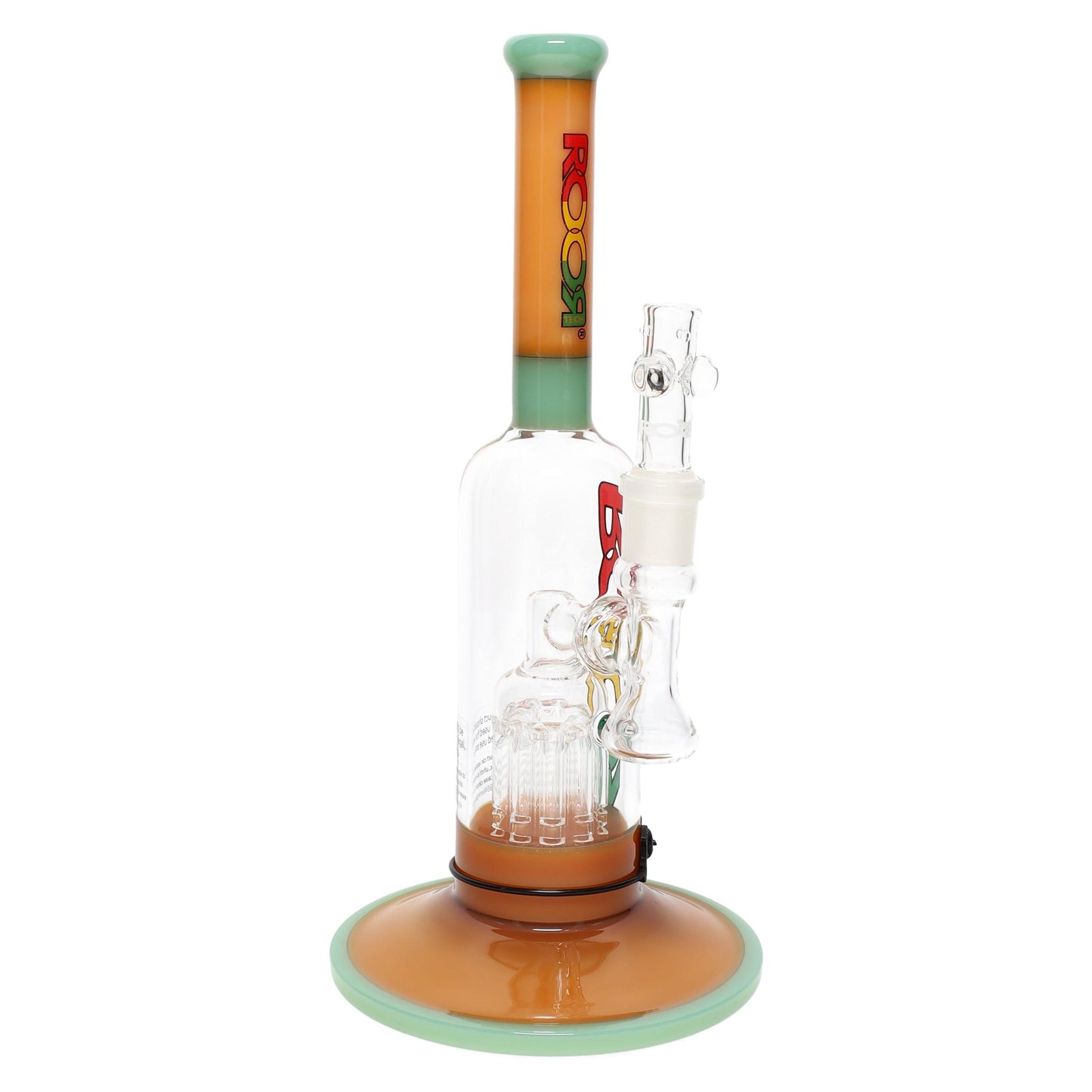 RooR Tech 12″ Multicolor Stemless Bubbler – Ten-Arm Tree Perc – 18.8 mm
