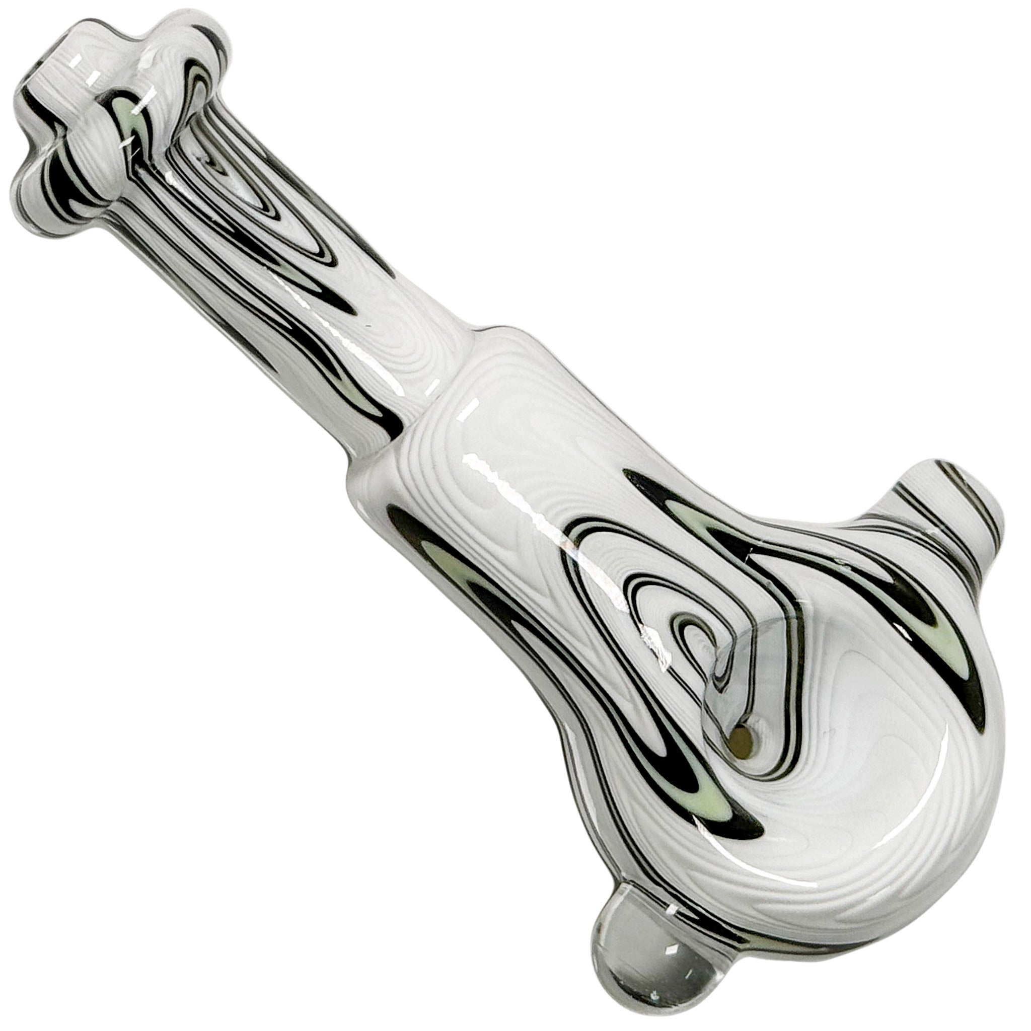 Crush Colorful Crayon Hand Pipe 4.5" - Carbureted Borosilicate Glass