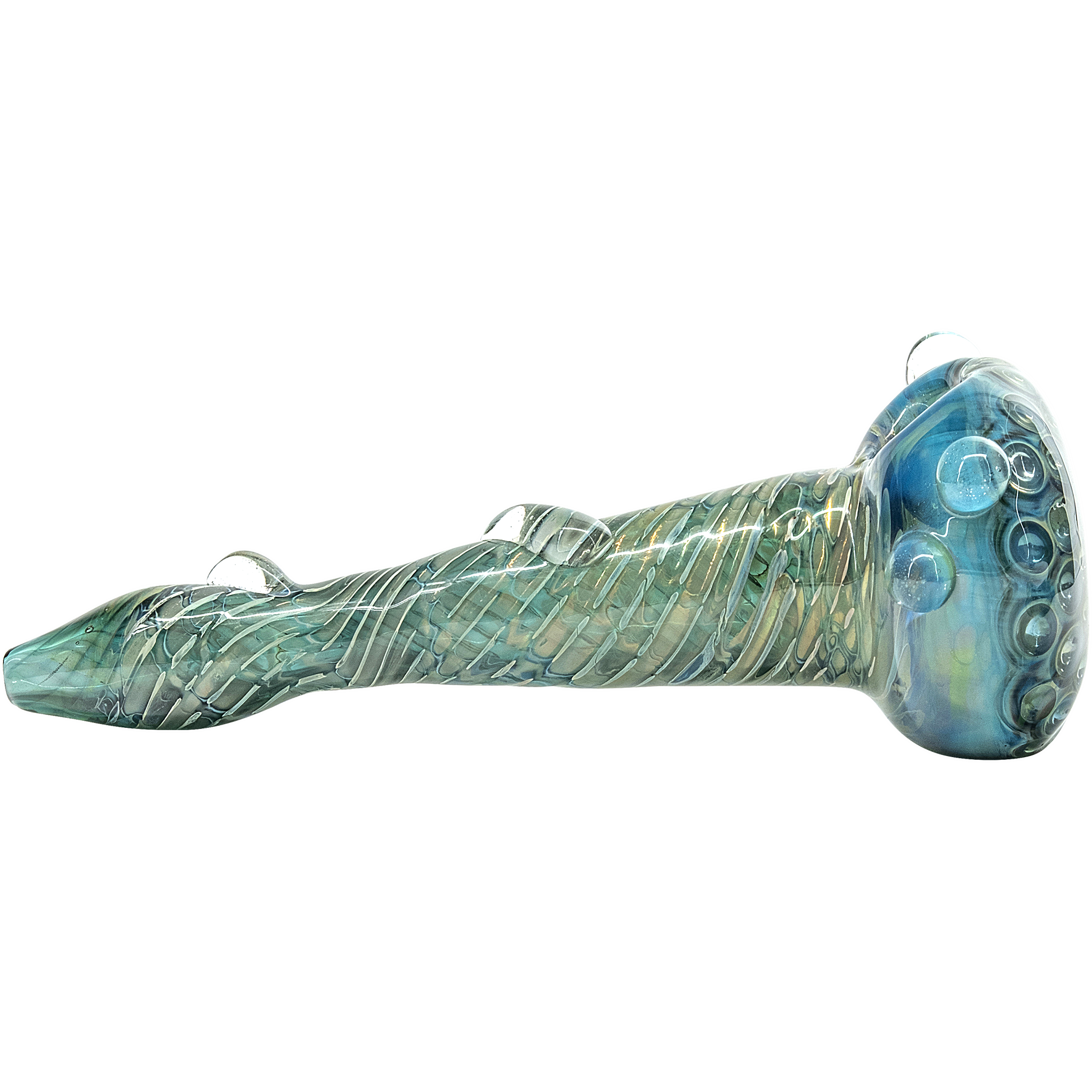The "Abyss" Oil-Drop Honeycomb Head Glass Spoon Pipes