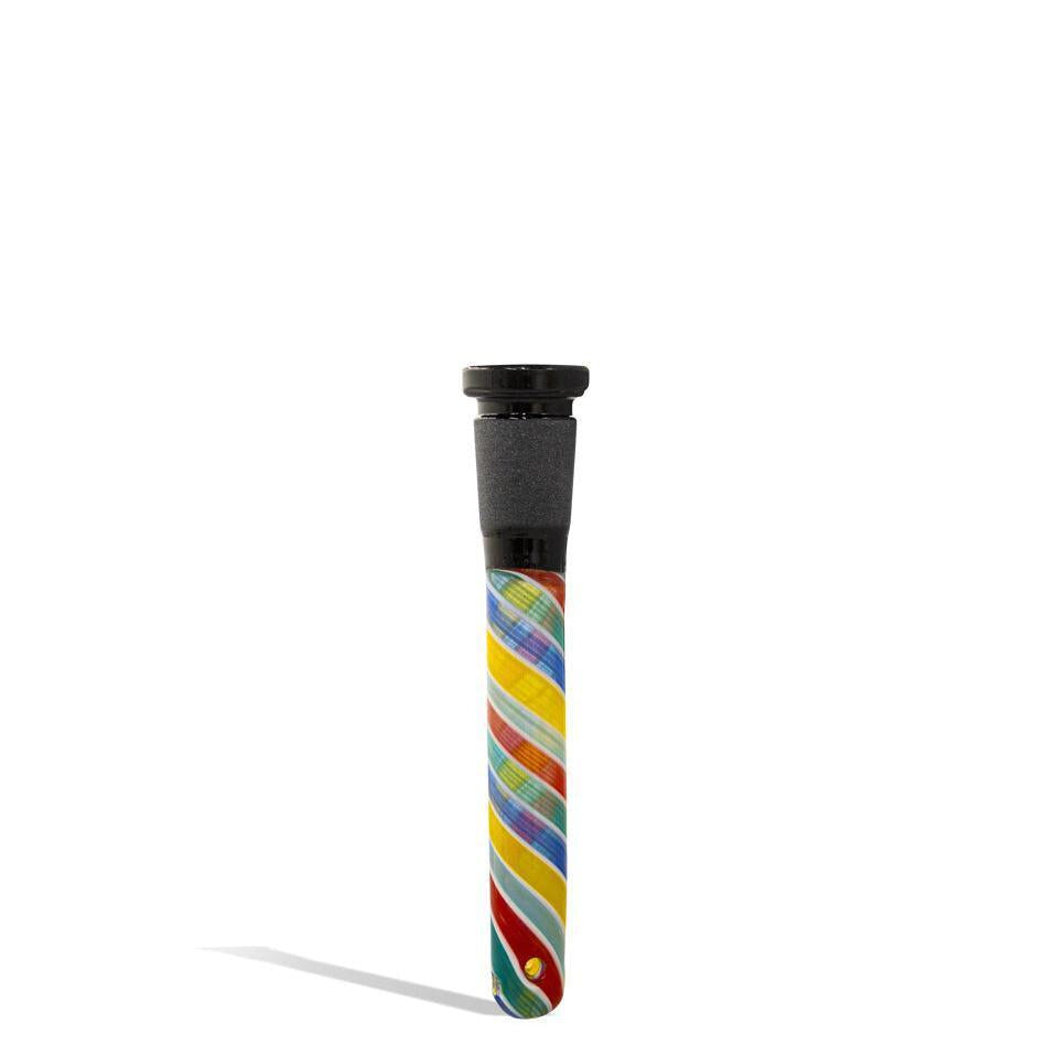 3.5 inch 14mm Downstem with Chromatic Swirl Design