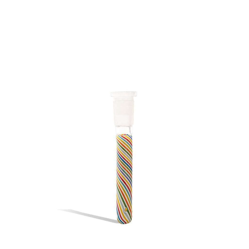 3.5 inch 14mm Downstem with Chromatic Swirl Design