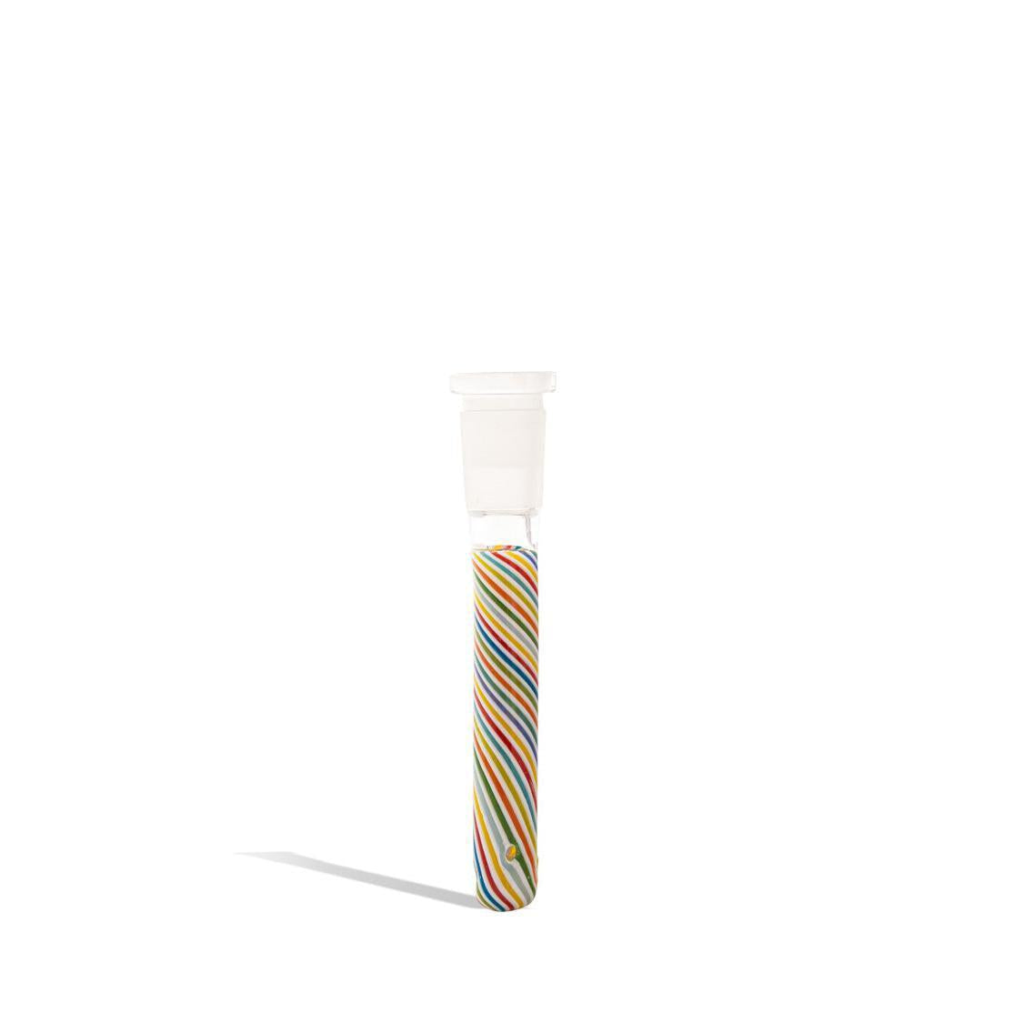 3.5 inch 14mm Downstem with Chromatic Swirl Design