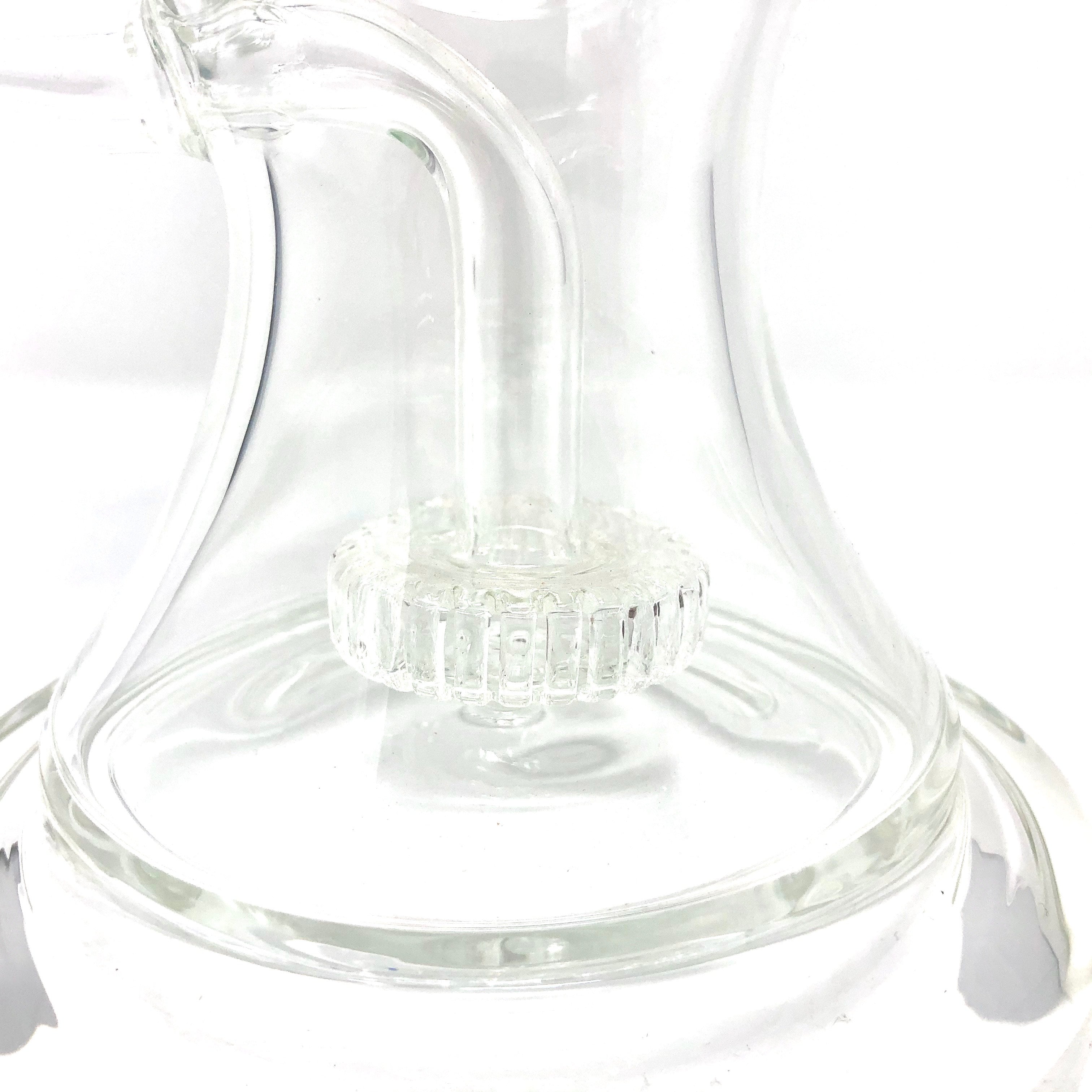 AFM Glass 14" Shower Head Glass Freezable Coil Bong