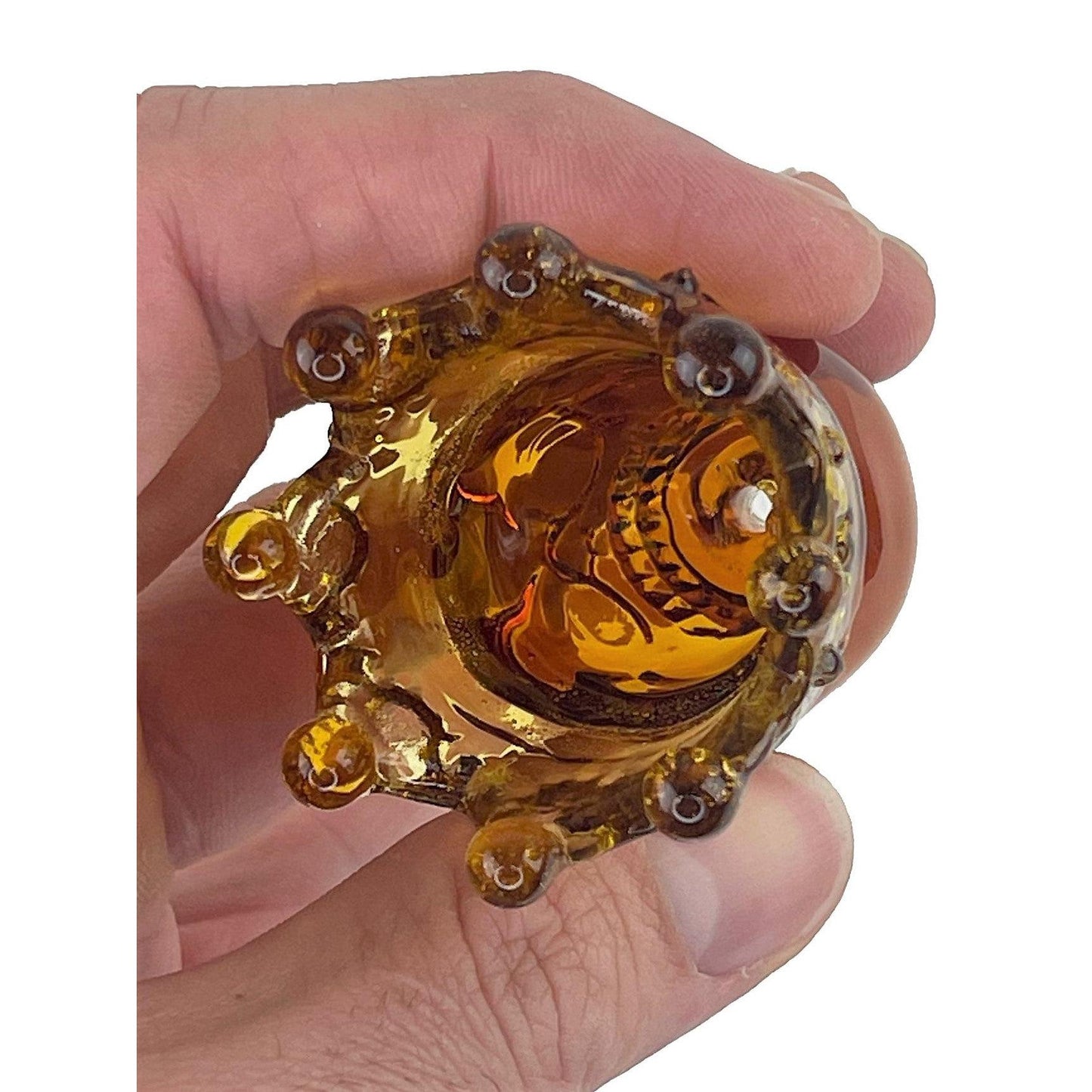 Skull & Crown Glass Bong Bowl - 14mm