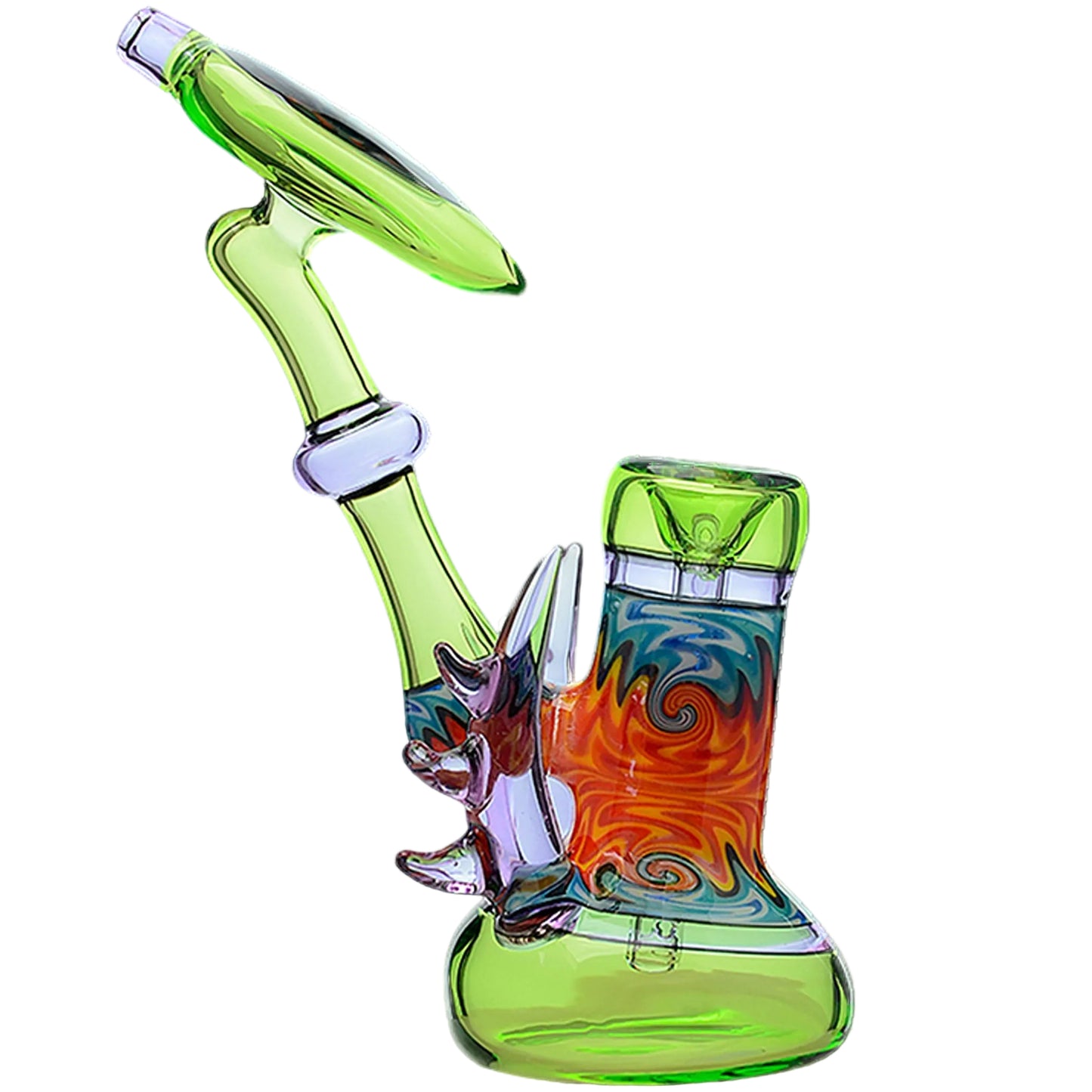 Calibear Horned Wig Wag Upright Bubbler