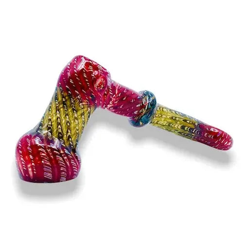 Glass Hand Pipe - Hammer Two-Tone  (6")