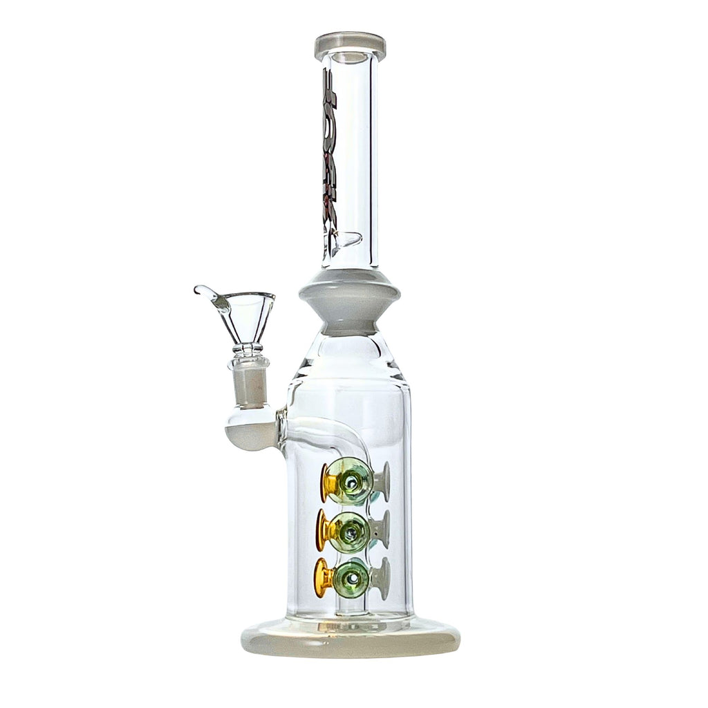 Rock Glass Triple-Pulse 12" Waterpipe