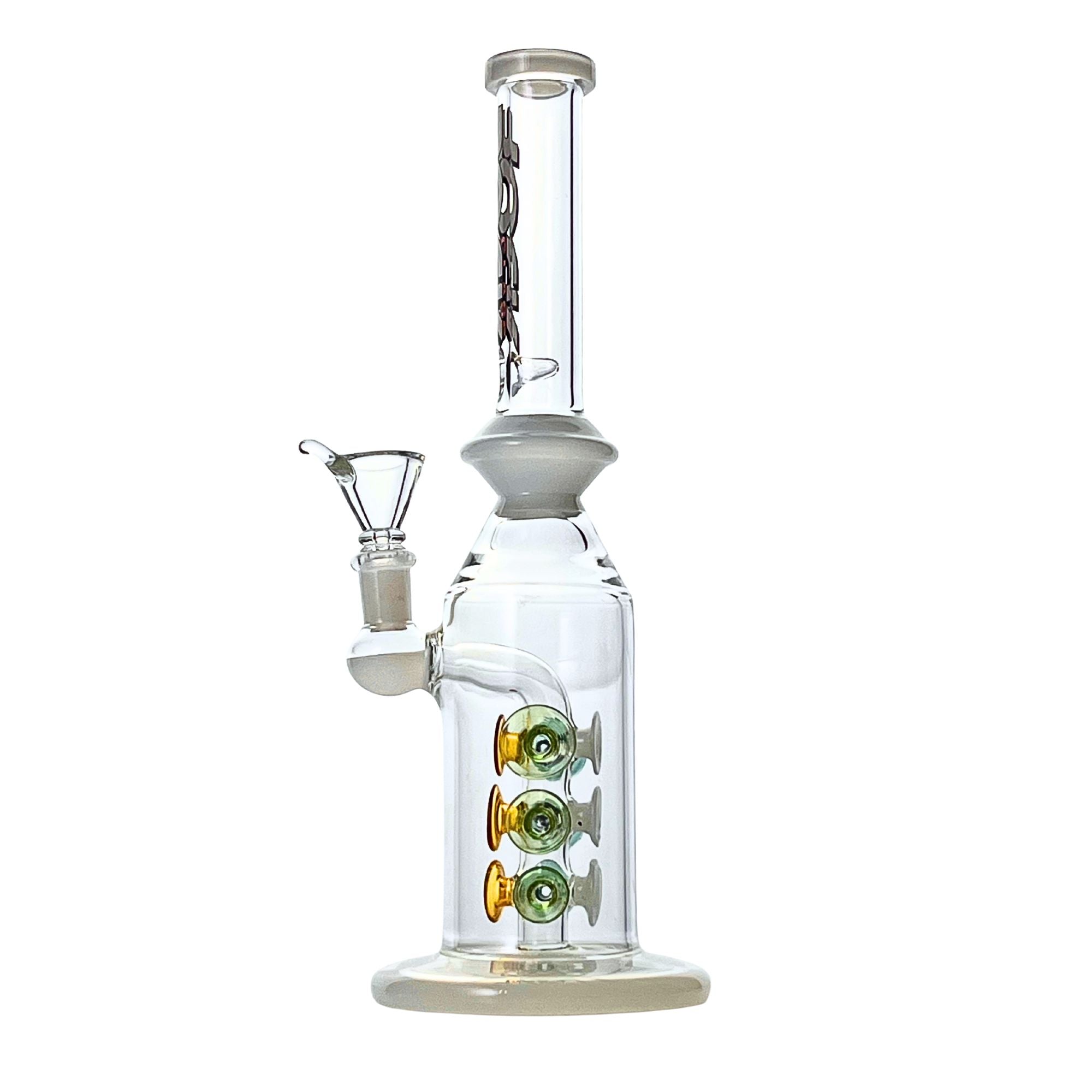 Rock Glass Triple-Pulse 12" Waterpipe