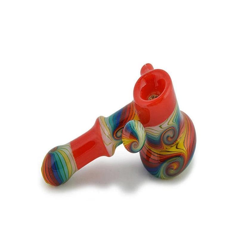 Dichro Wig Wag Glass U.S. Color Hammer Bubbler