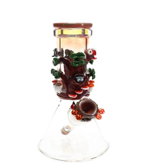 Empire Glassworks “Renew the Redwood” Baby Beaker Bong – US-Made