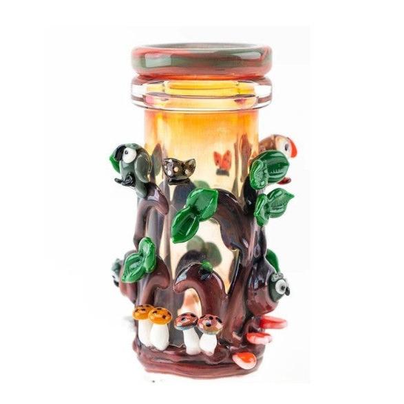 Empire Glassworks “Renew the Redwood” Baby Beaker Bong – US-Made