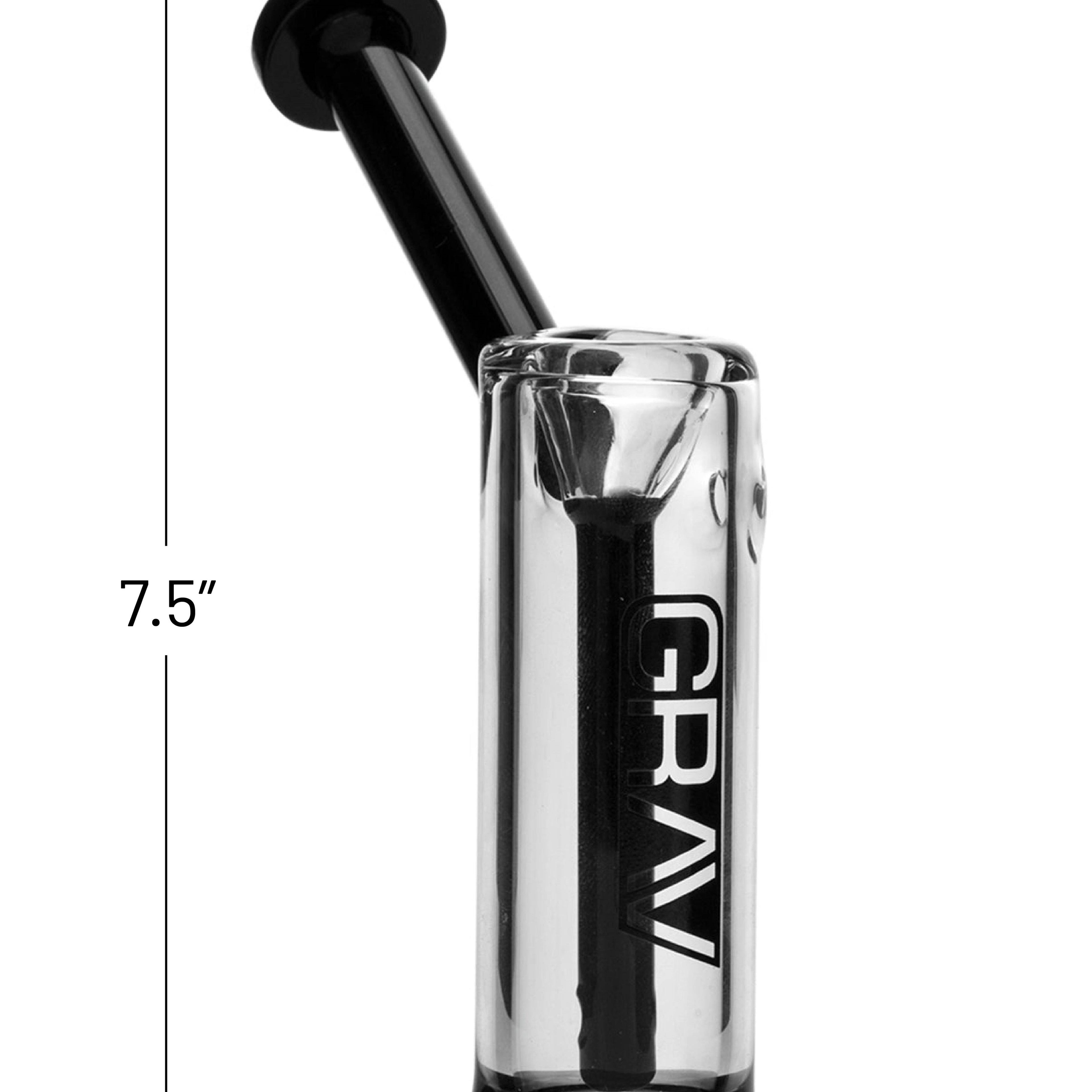 GRAV® Small Upright Bubbler - Black Accents