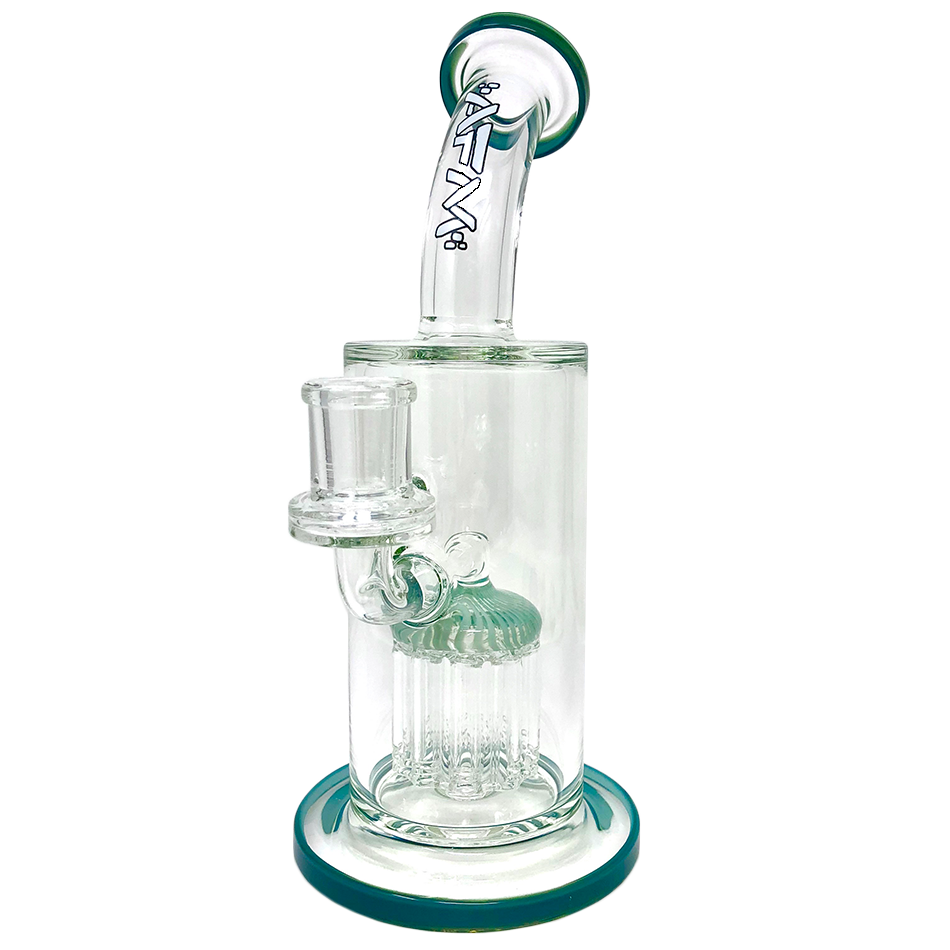 9" AFM Groovy Arm Perc Glass Dab Rig