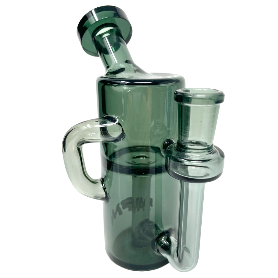 5.5" AFM Power Can Color Glass Recycler Mini Dab Rig