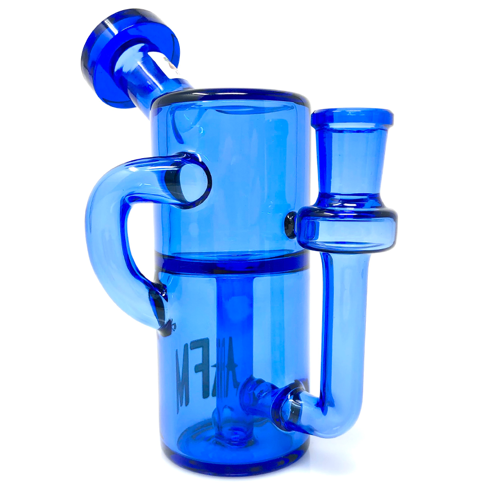 5.5" AFM Power Can Color Glass Recycler Mini Dab Rig