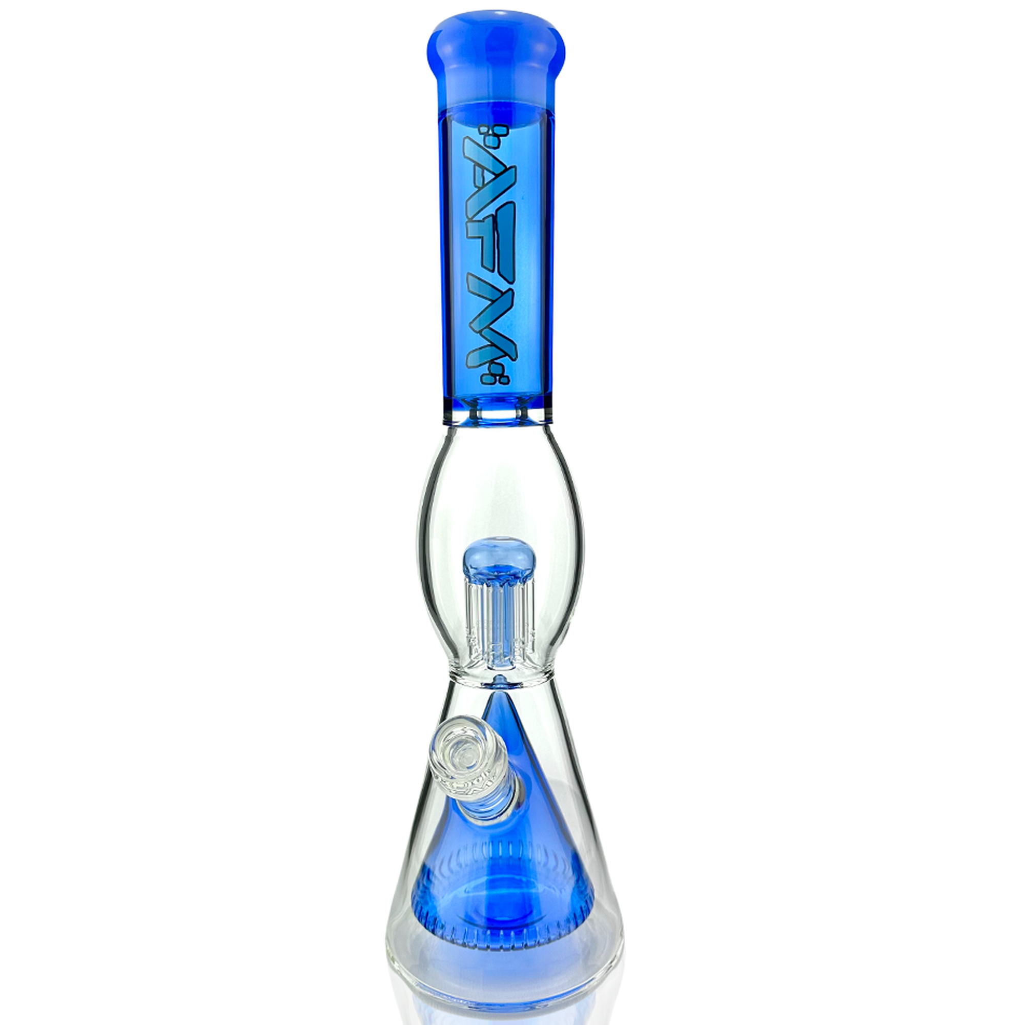 16" AFM Glass UFO Pyramid Perc Glass Beaker Bong