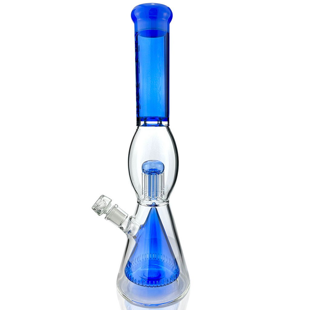 16" AFM Glass UFO Pyramid Perc Glass Beaker Bong