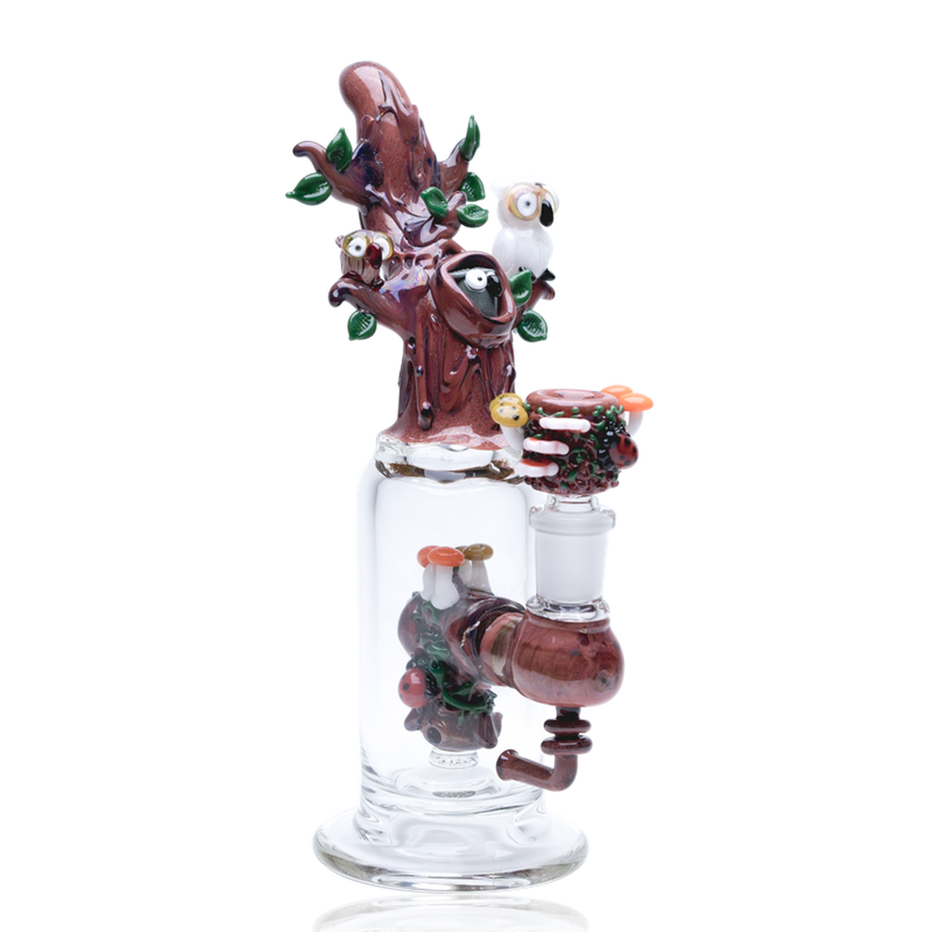 Empire Glassworks “Hootie’s Tree” Mini Rig – 14 mm Female – 7½″ – US-Made