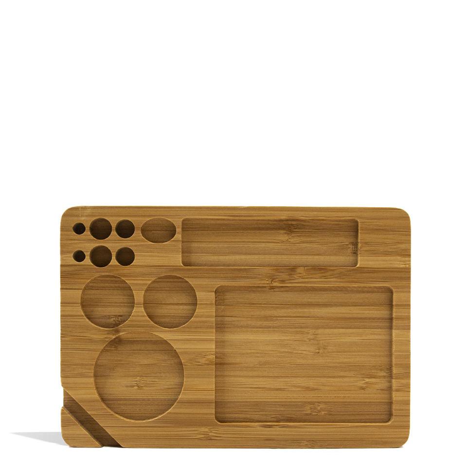 Bamboo Rolling Tray with Accessory Cutouts