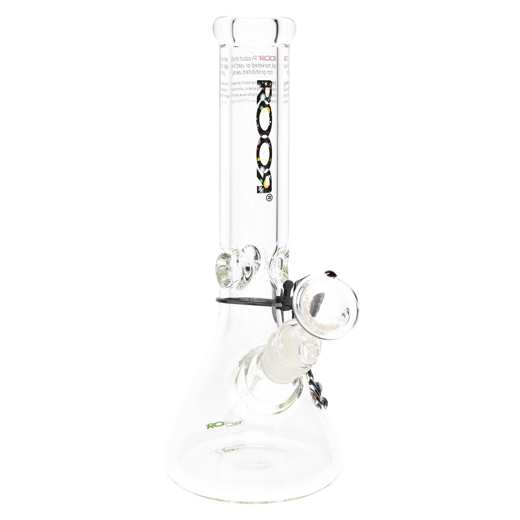 ROOR 10" Beaker Bong – Ultra-Thick 7 mm Glass, Glass-on-Glass