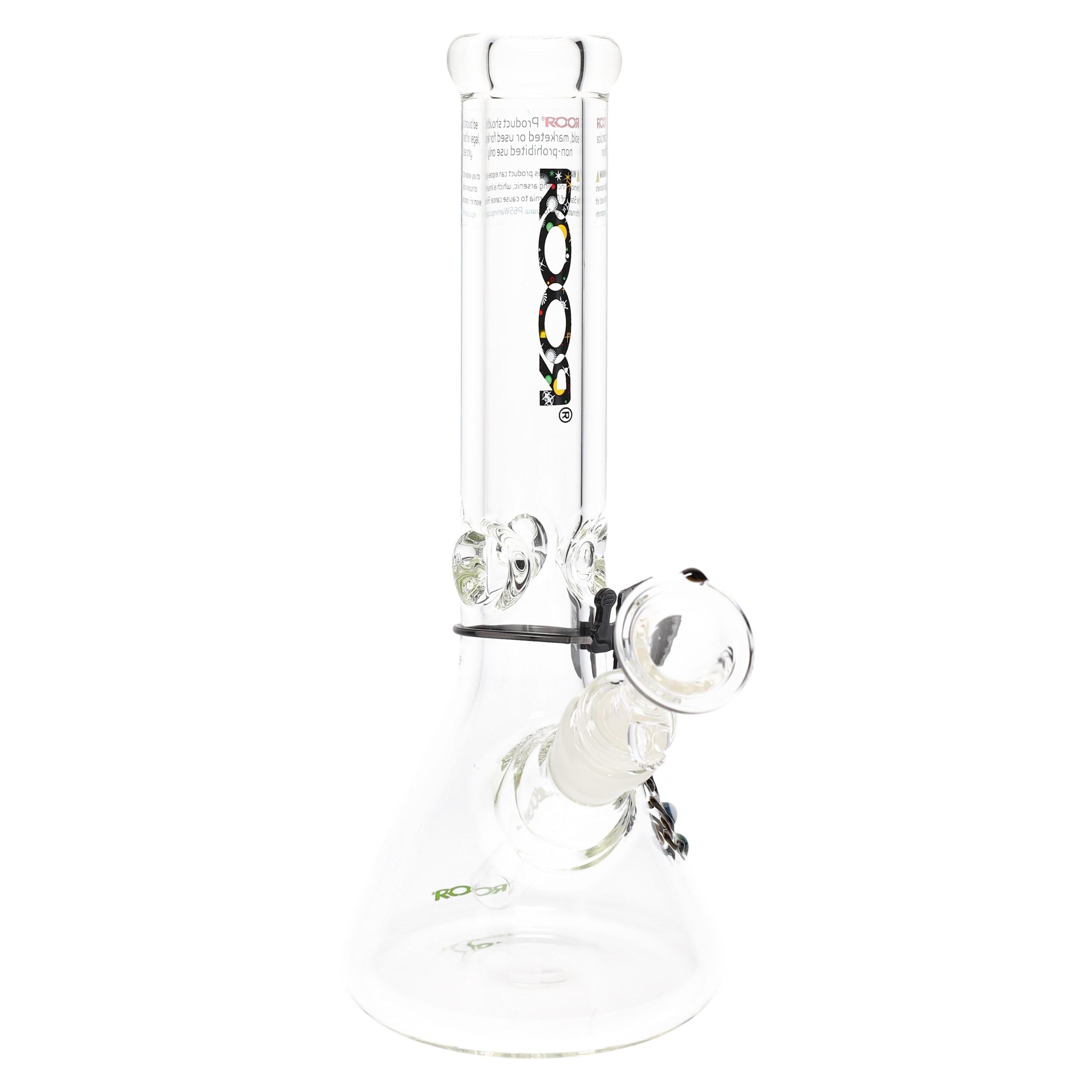 ROOR 10" Beaker Bong – Ultra-Thick 7 mm Glass, Glass-on-Glass
