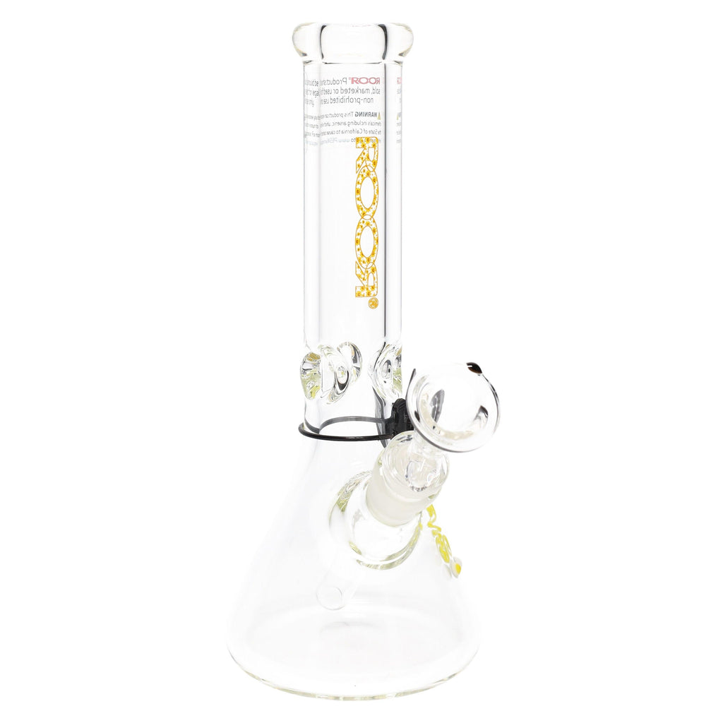 ROOR 10" Beaker Bong – Ultra-Thick 7 mm Glass, Glass-on-Glass
