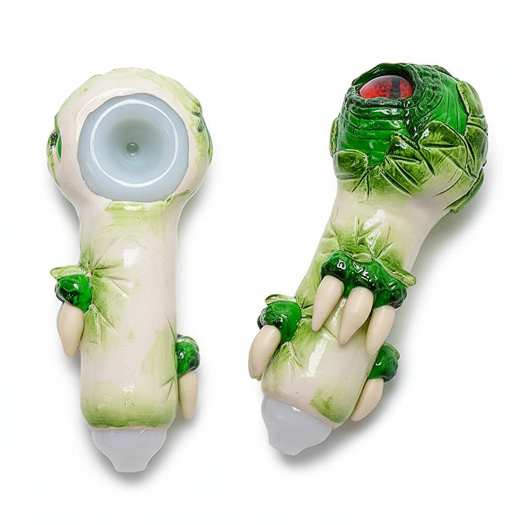 Clay Monster Teeth Handpipe