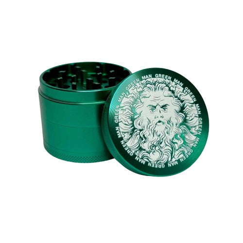 Green Man 2.5″ 4-Piece Aluminum Grinder